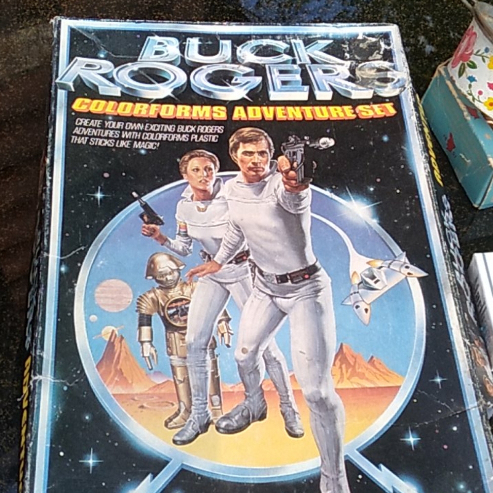 🛸👽 Buck Rogers COLORFORMS ADVENTURE SET VINTAGE